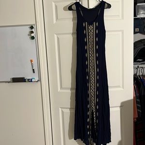 Solitaire Navy Blue Maxi Dress